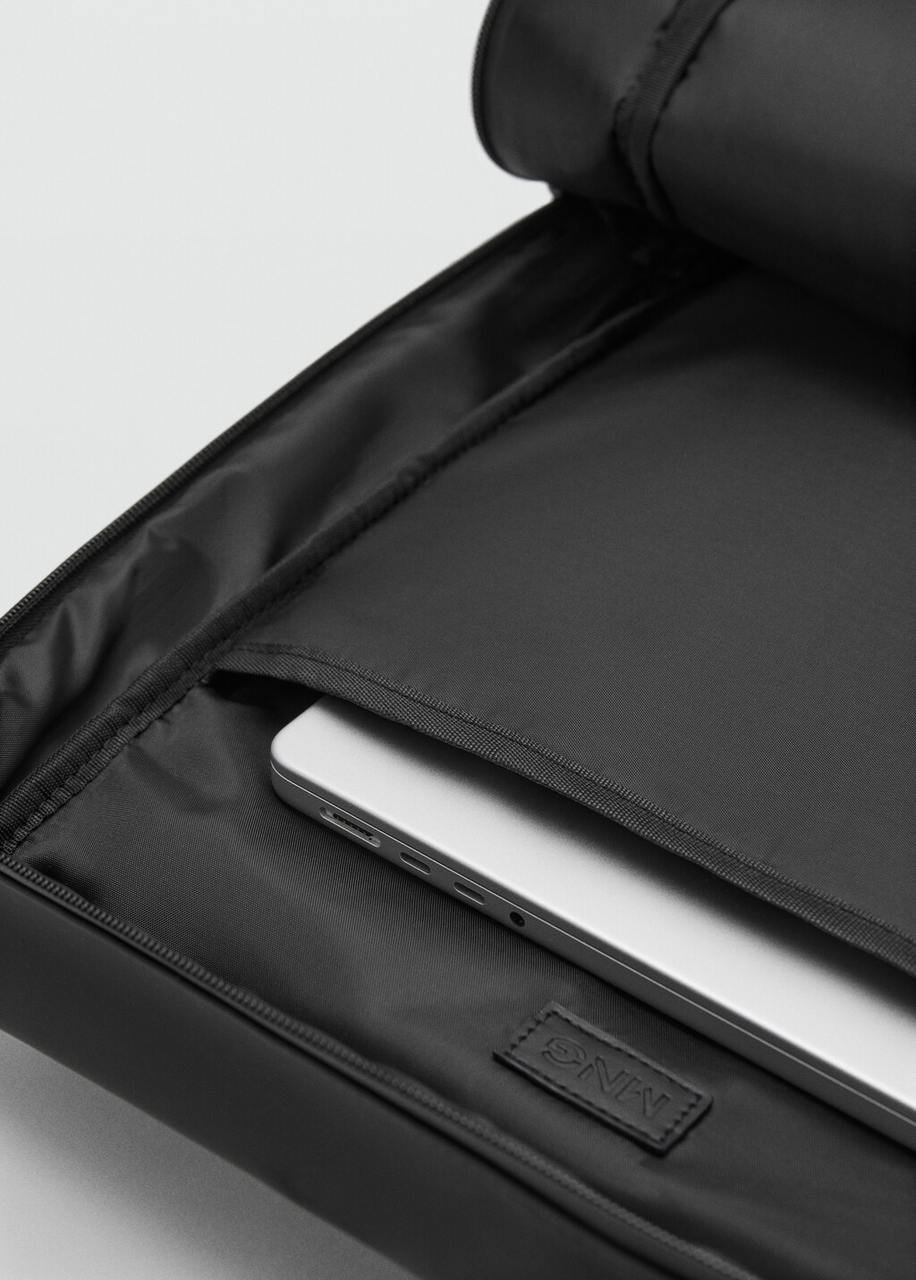 Rubberized backpack with flap closure 6 Rubberized backpack with flap closure