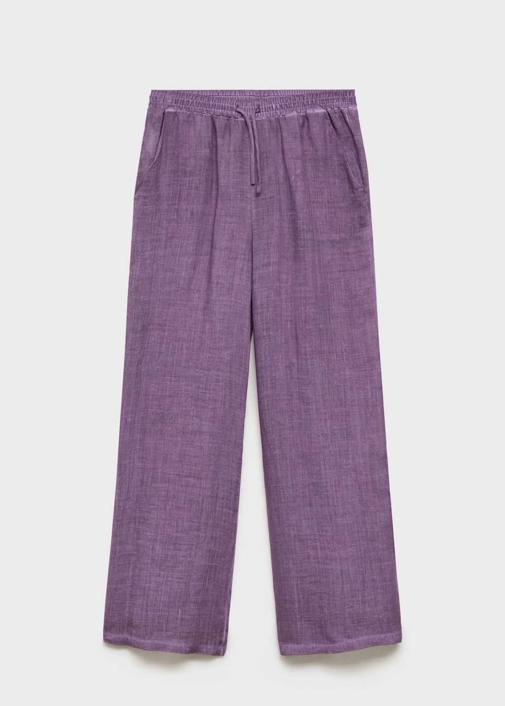 Overdyed-design ramie pants 7 Overdyed-design ramie pants