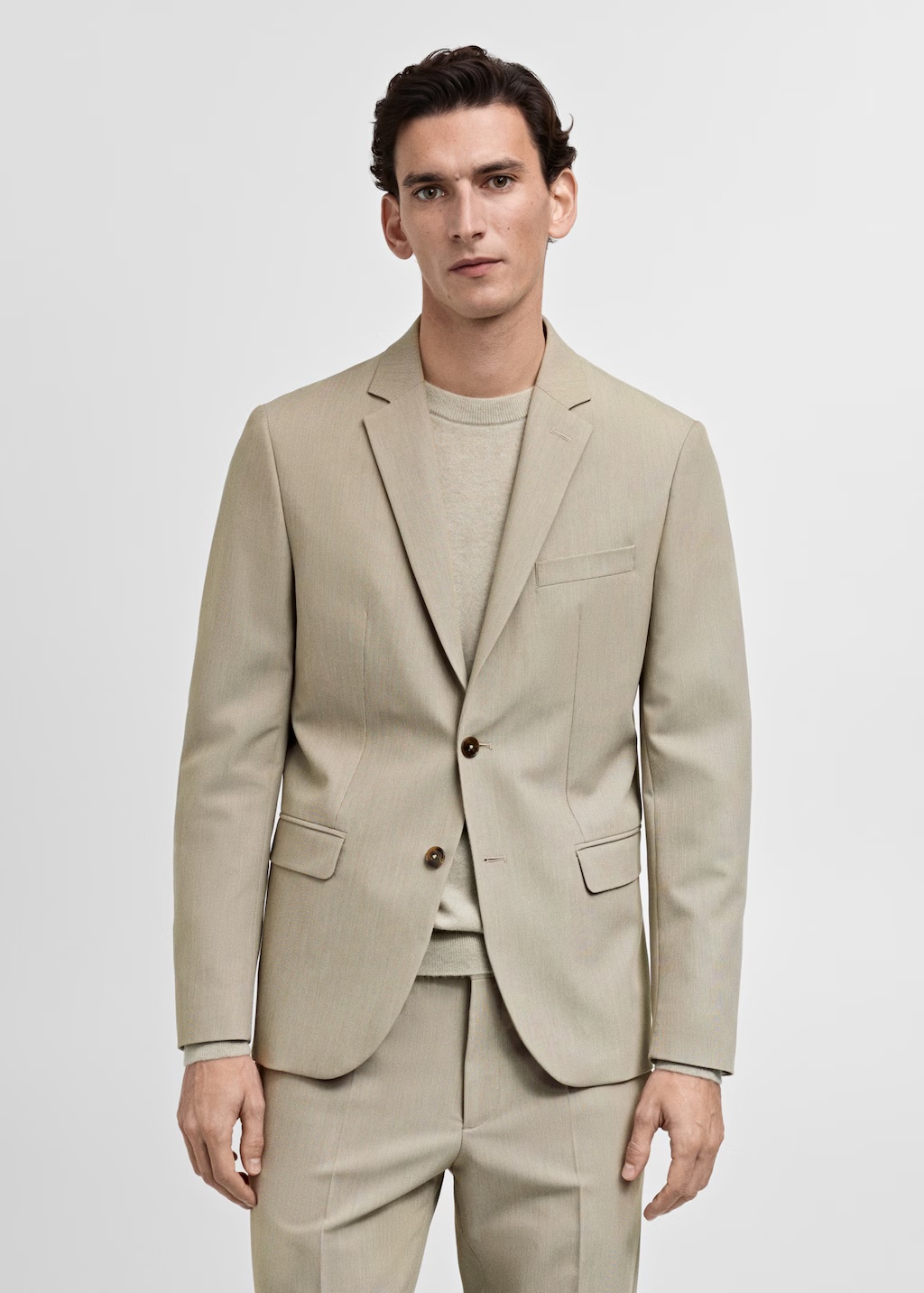 Super slim-fit suit jacket in stretch fabric