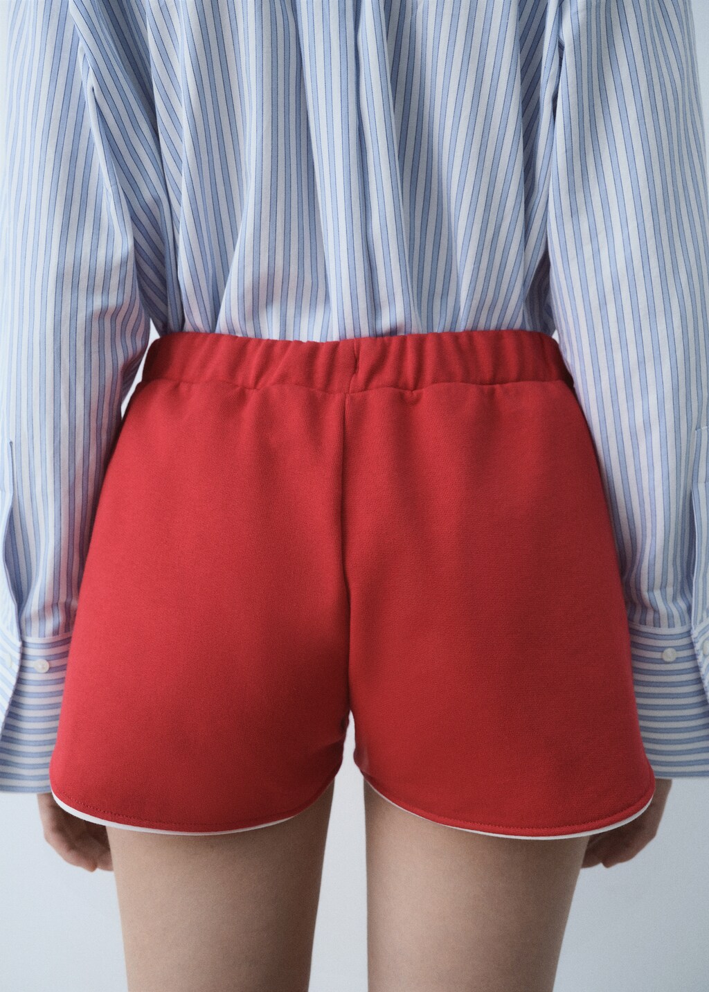 Cotton shorts with printed message 4 Cotton shorts with printed message