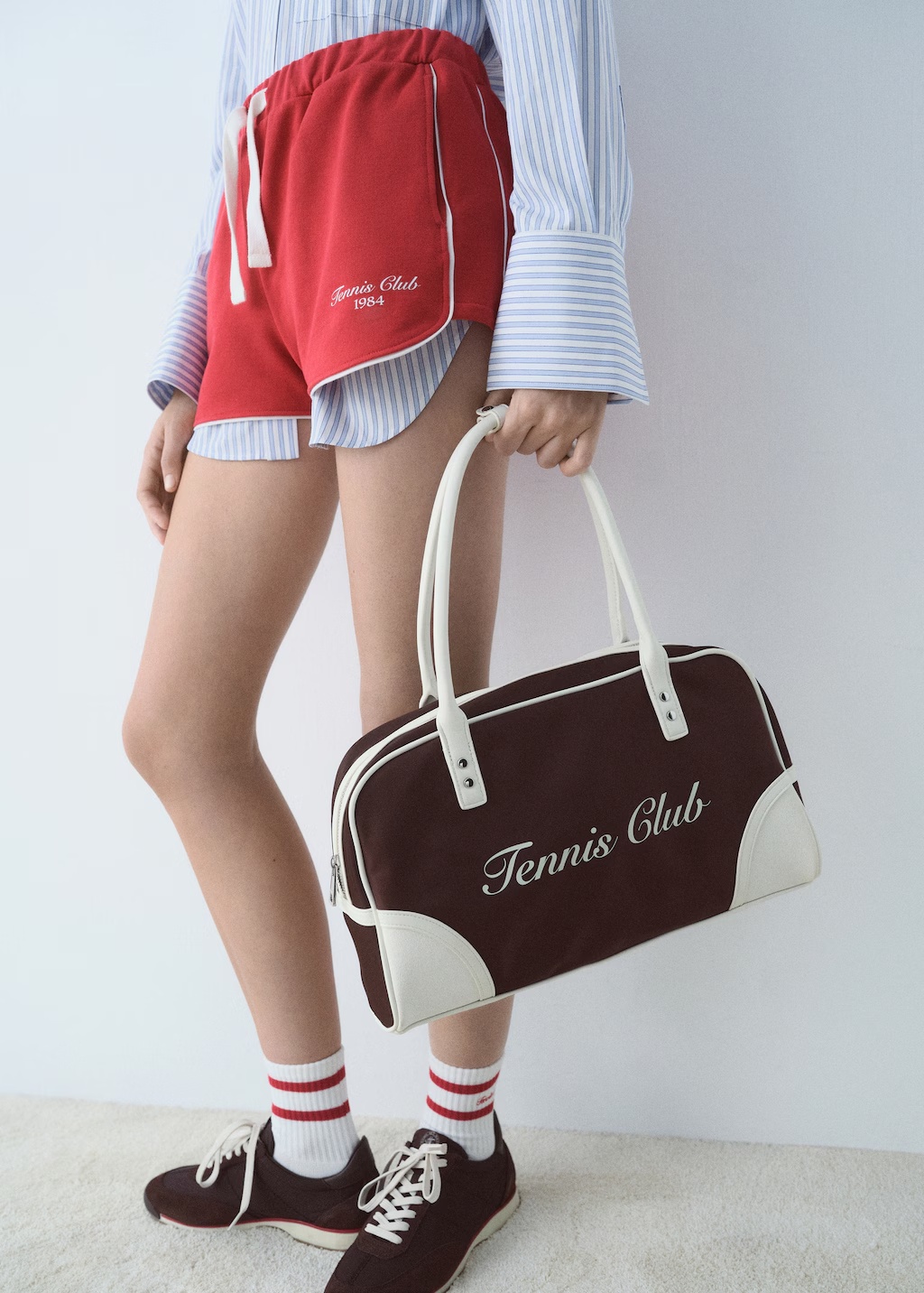 Cotton shorts with printed message 5 Cotton shorts with printed message