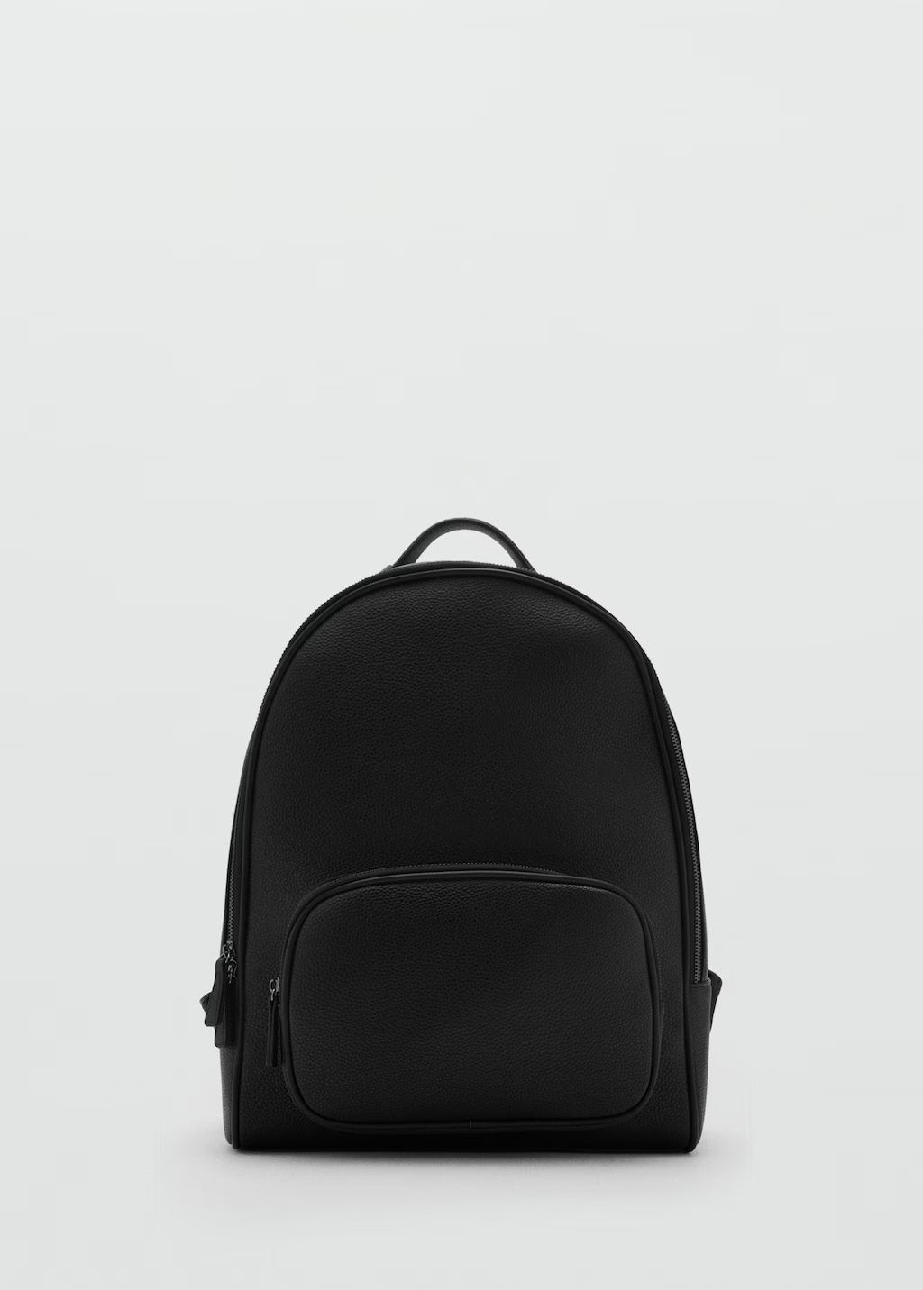 Leather-effect backpack