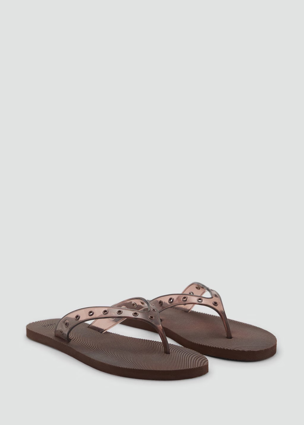Vinyl strappy sandals with eyelets 4 Vinyl strappy sandals with eyelets