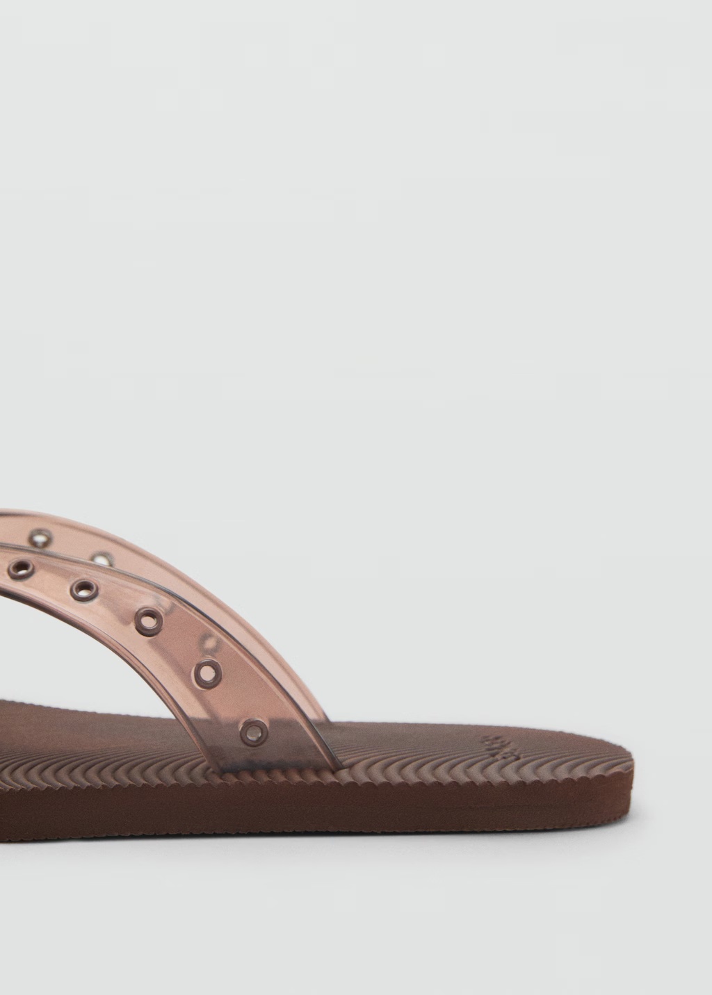 Vinyl strappy sandals with eyelets 5 Vinyl strappy sandals with eyelets