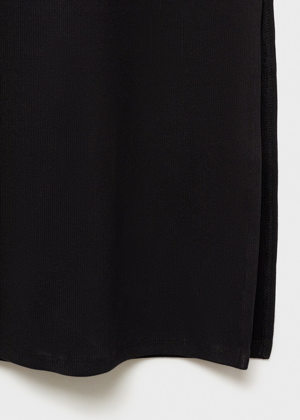 Ribbed knit dress with opening 3 Ribbed knit dress with opening