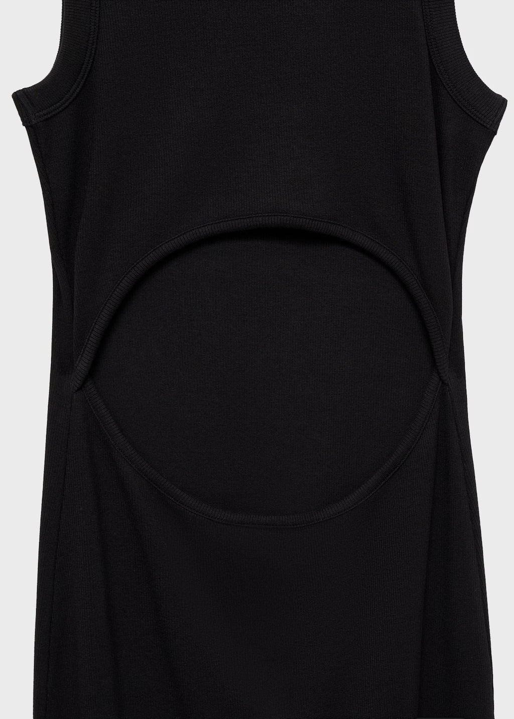 Ribbed knit dress with opening 6 Ribbed knit dress with opening