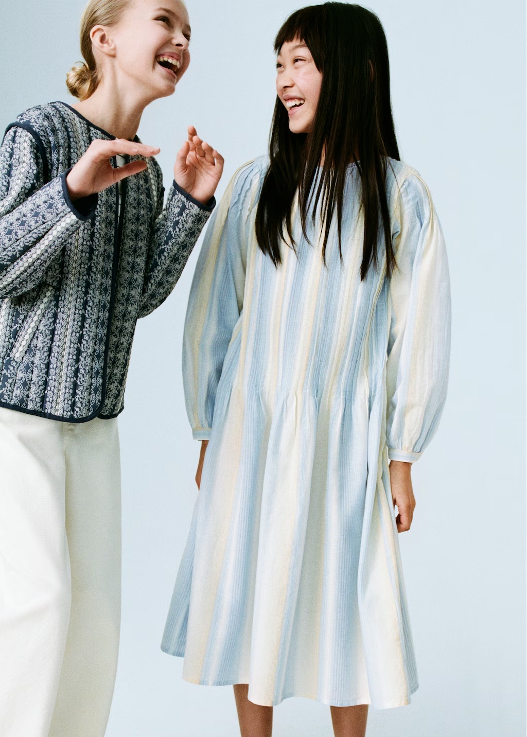 Striped gathered dress 3 Striped gathered dress