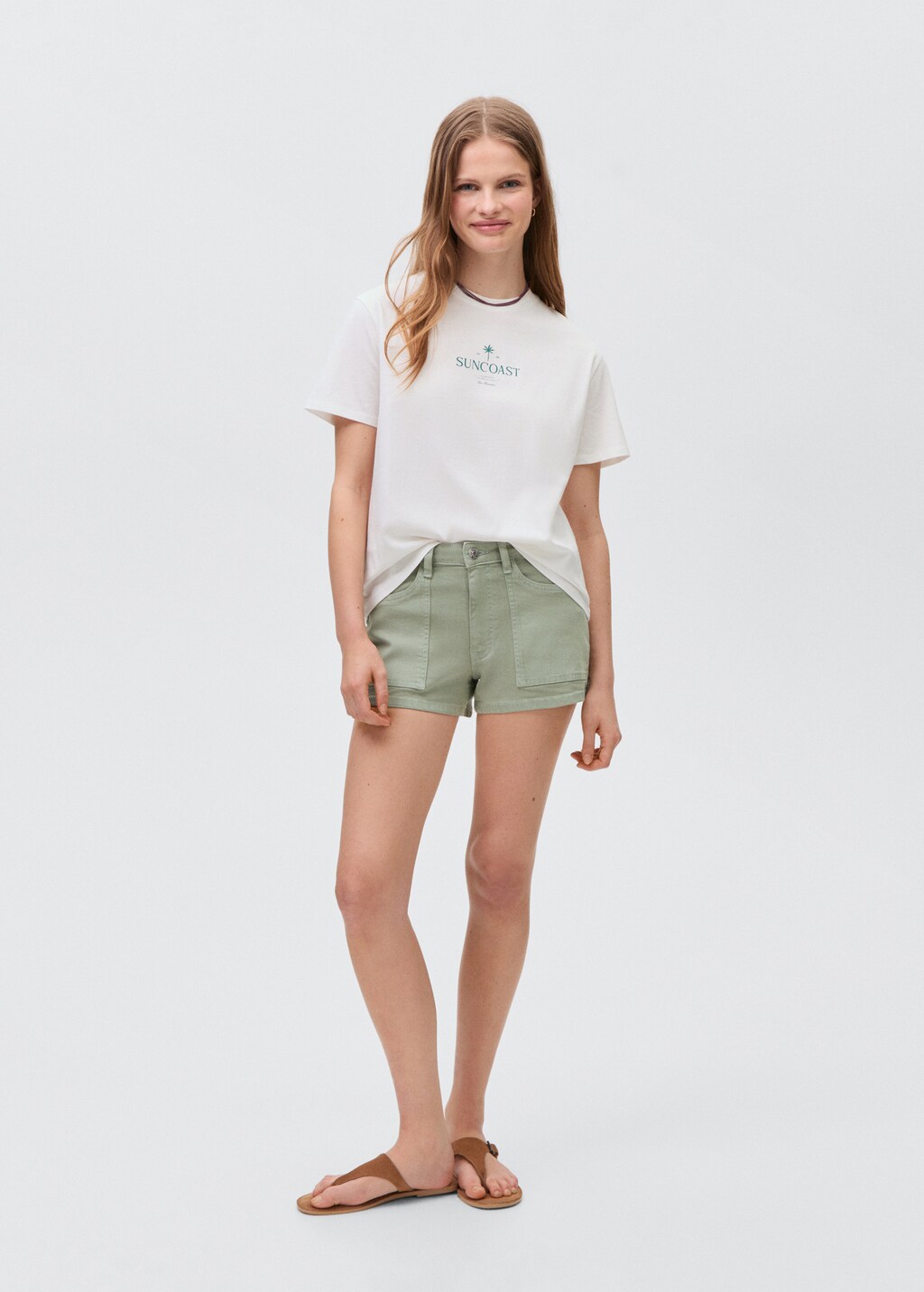 Cotton shorts with pockets 3 Cotton shorts with pockets
