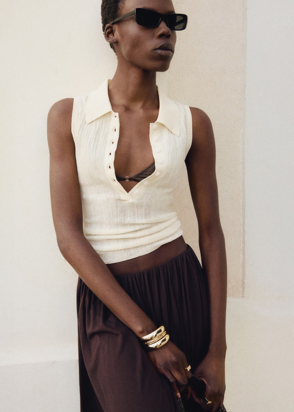 Polo-neck knitted top 6 Polo-neck knitted top