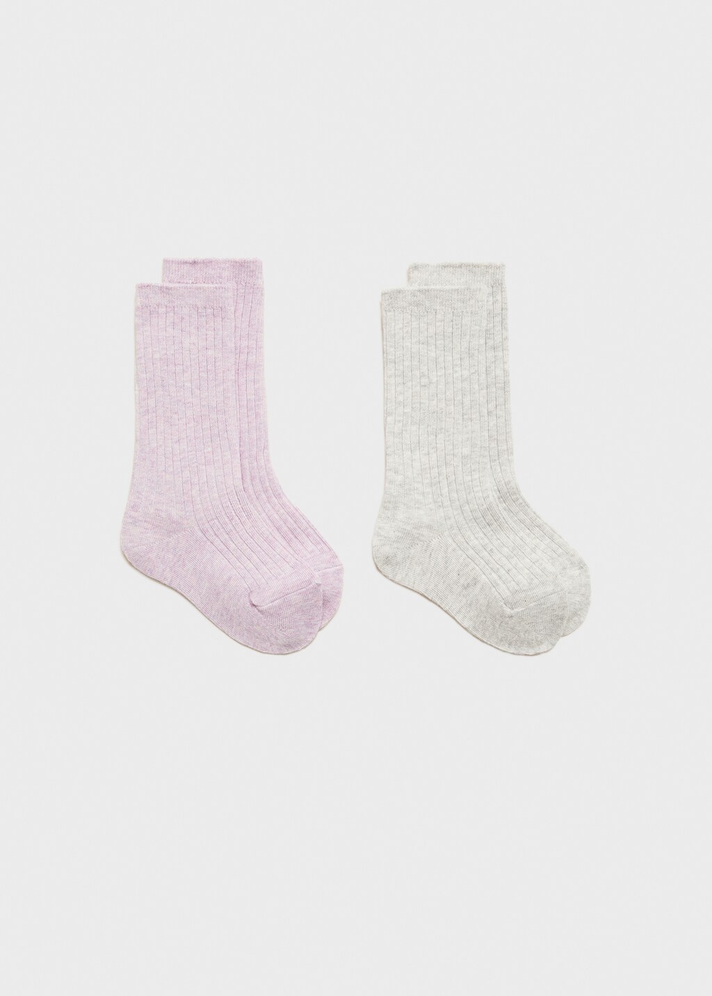 2 pack ribbed socks