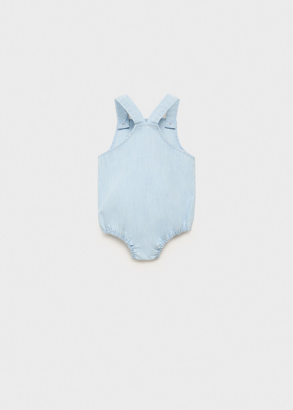Short denim romper