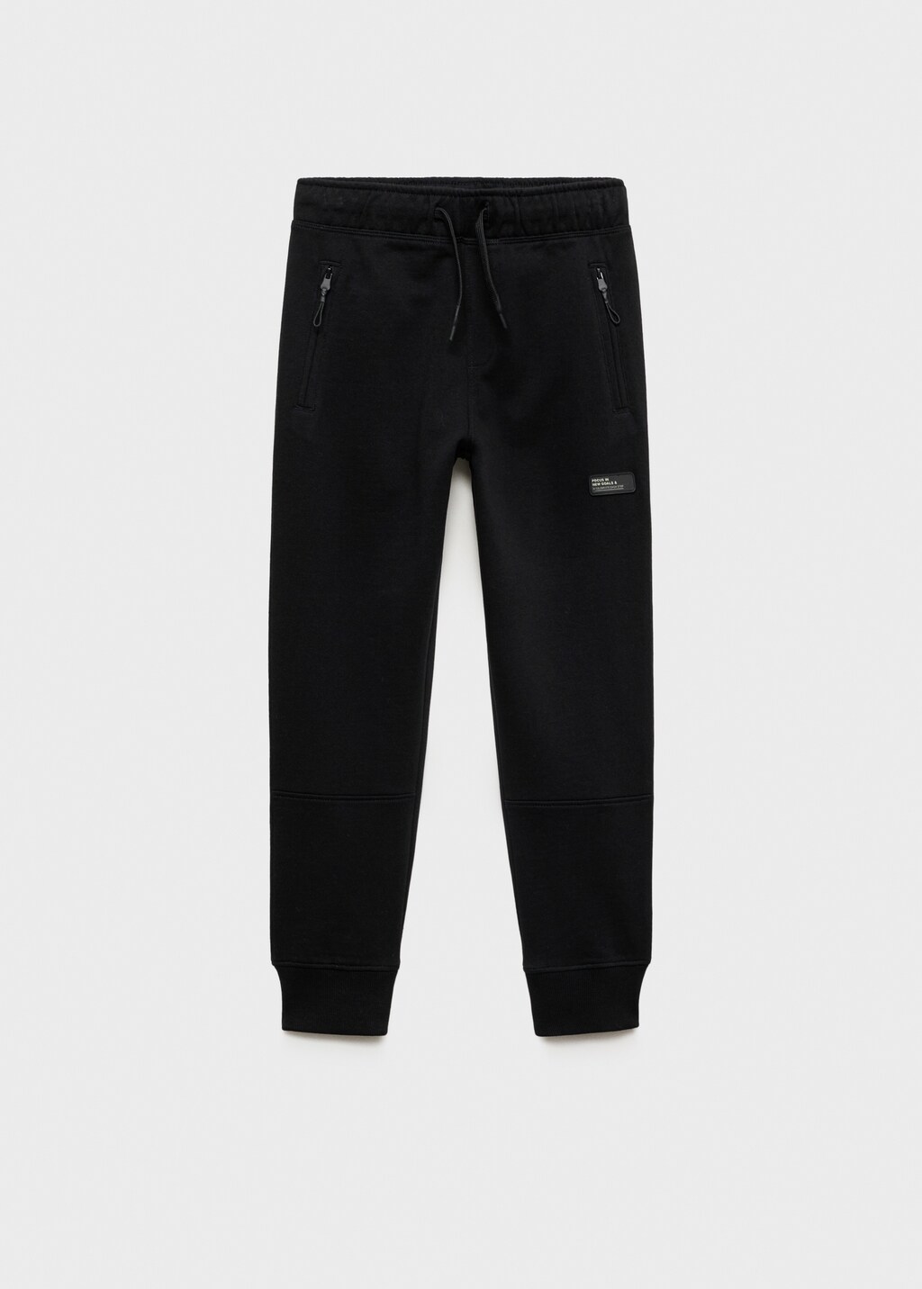 Cotton jogger-style trousers