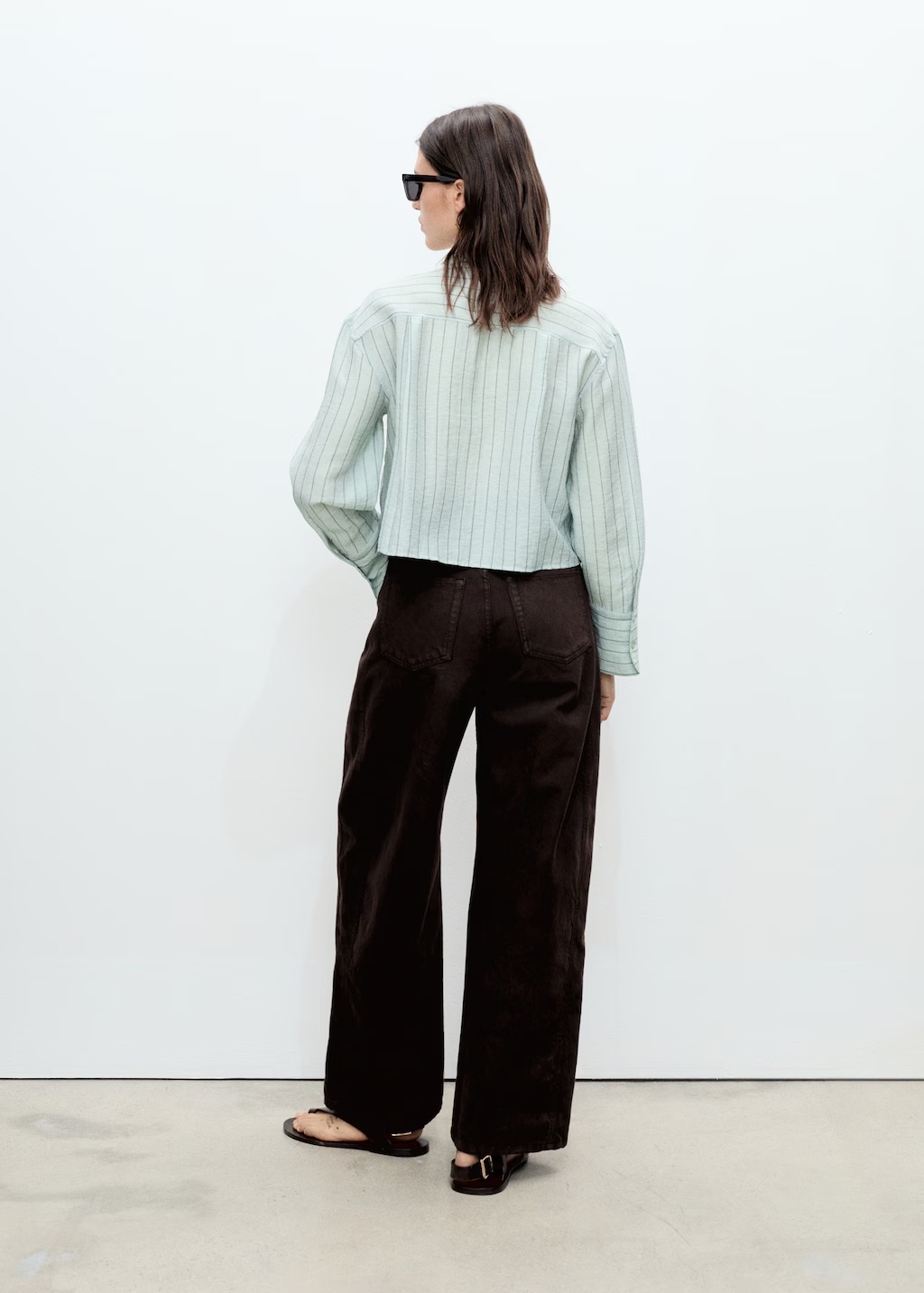 Striped cropped shirt 4 Striped cropped shirt