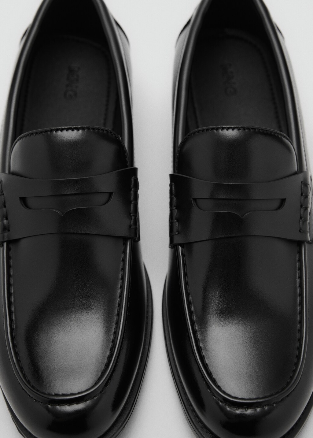 Nappa leather-effect moccasins 5 Nappa leather-effect moccasins