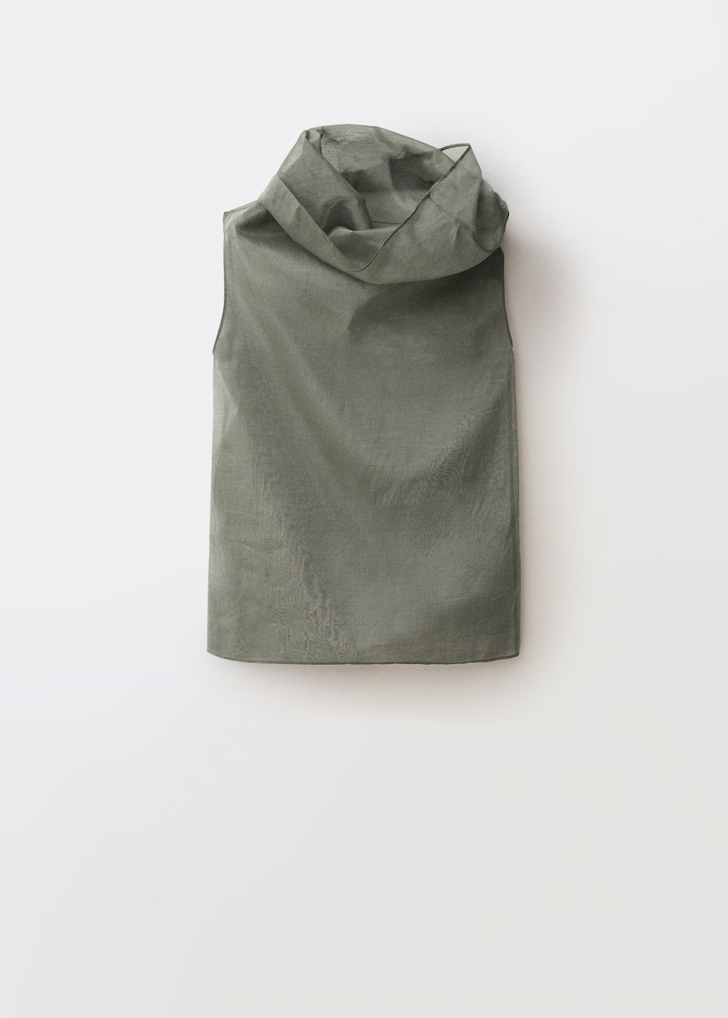 Silk blouse with asymmetrical neckline 7 Silk blouse with asymmetrical neckline