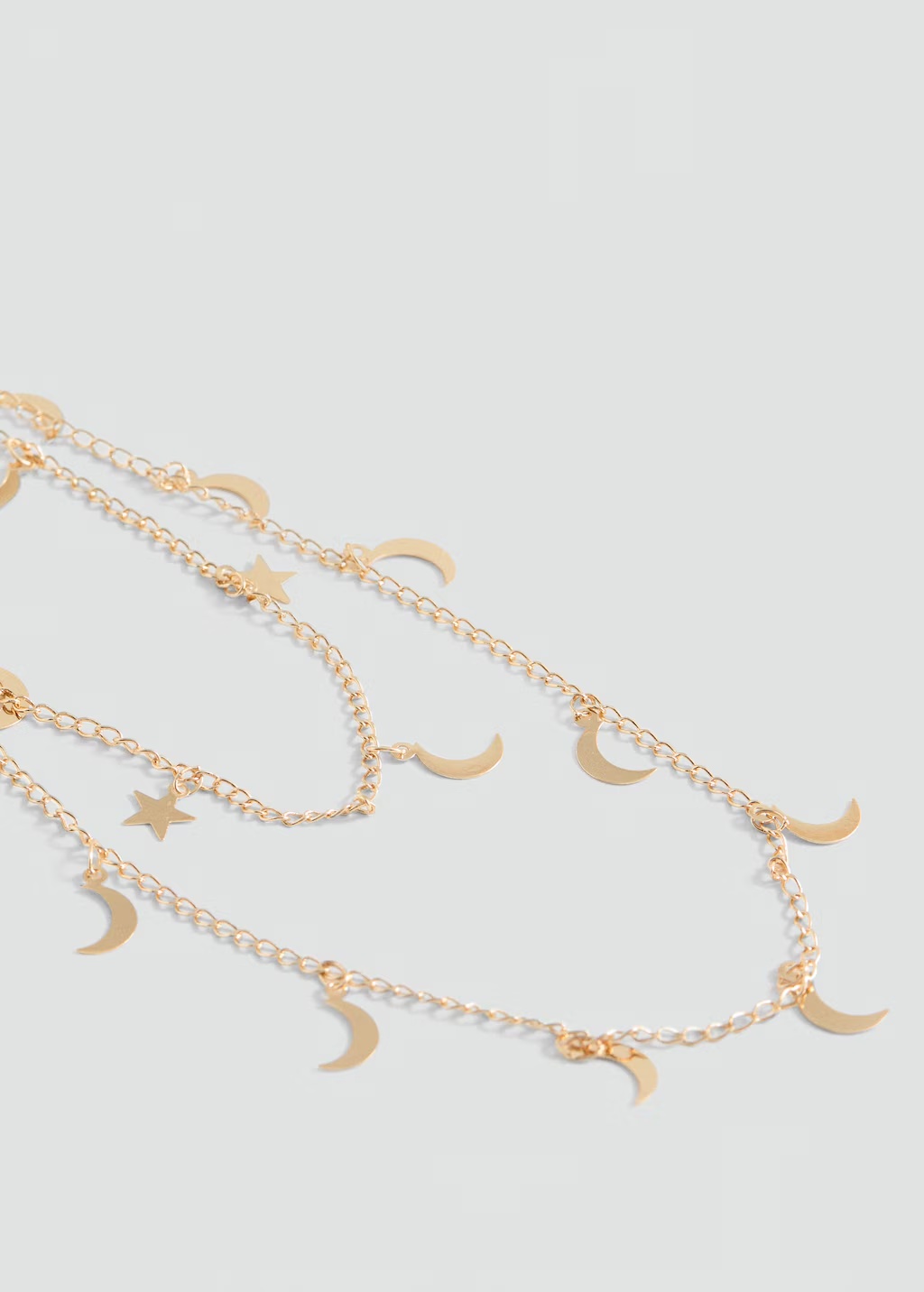 Combined chain necklace