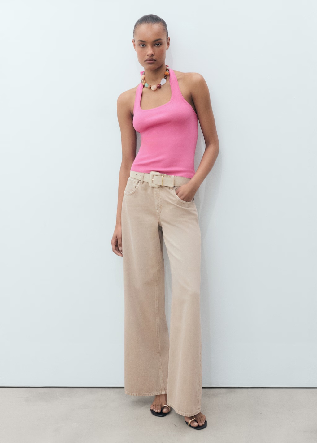 Knit halter top 3 Knit halter top