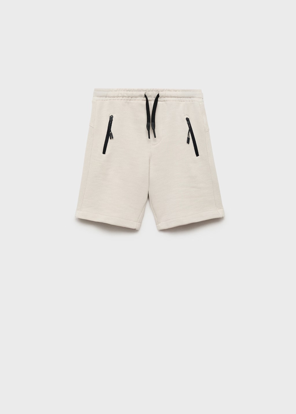 Contrast pockets Bermuda shorts