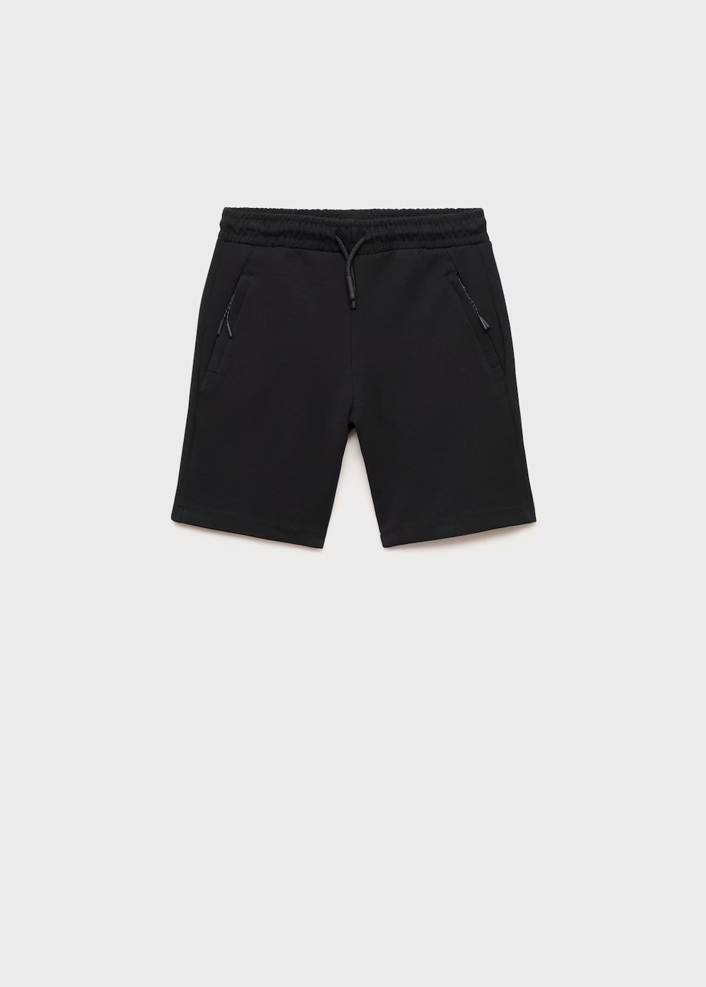 Cotton shorts with drawstring