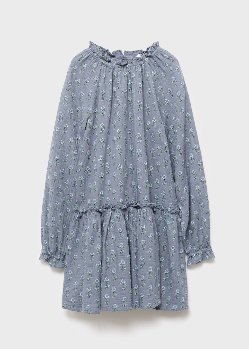Ruffled floral dress