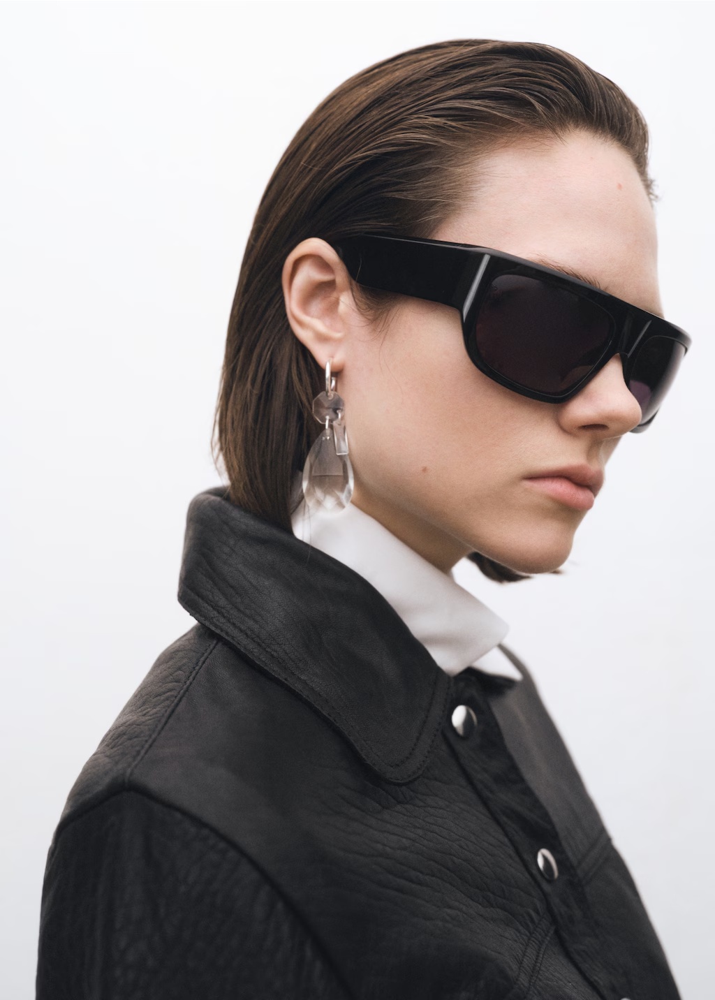 Lapels leather jacket 5 Lapels leather jacket