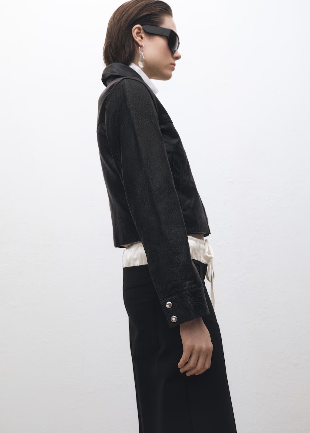 Lapels leather jacket 7 Lapels leather jacket