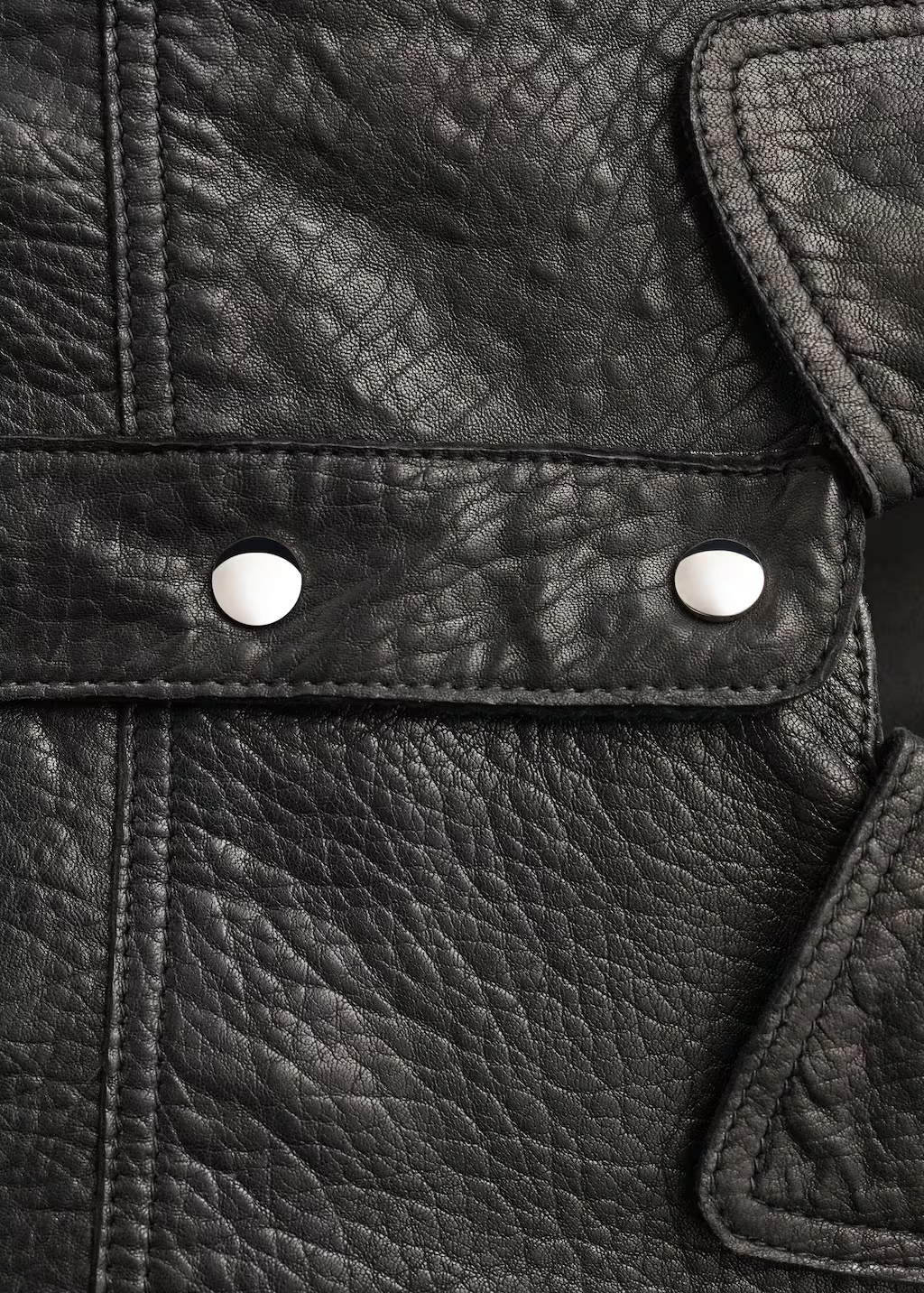 Lapels leather jacket 8 Lapels leather jacket