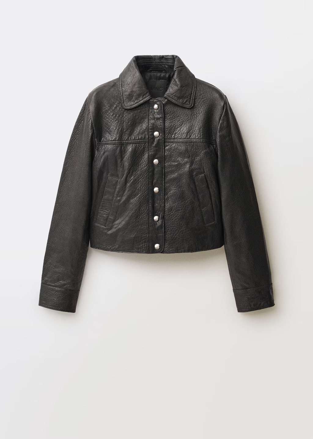 Lapels leather jacket 9 Lapels leather jacket