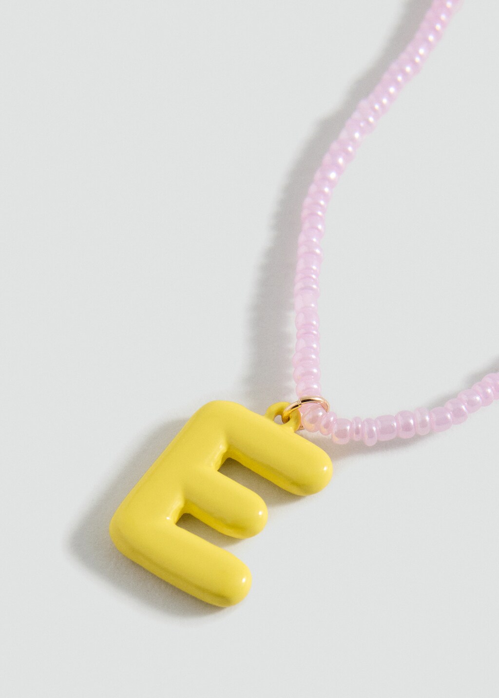Letters bead necklace