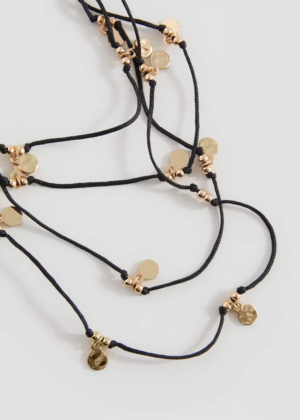 Coin charm necklace
