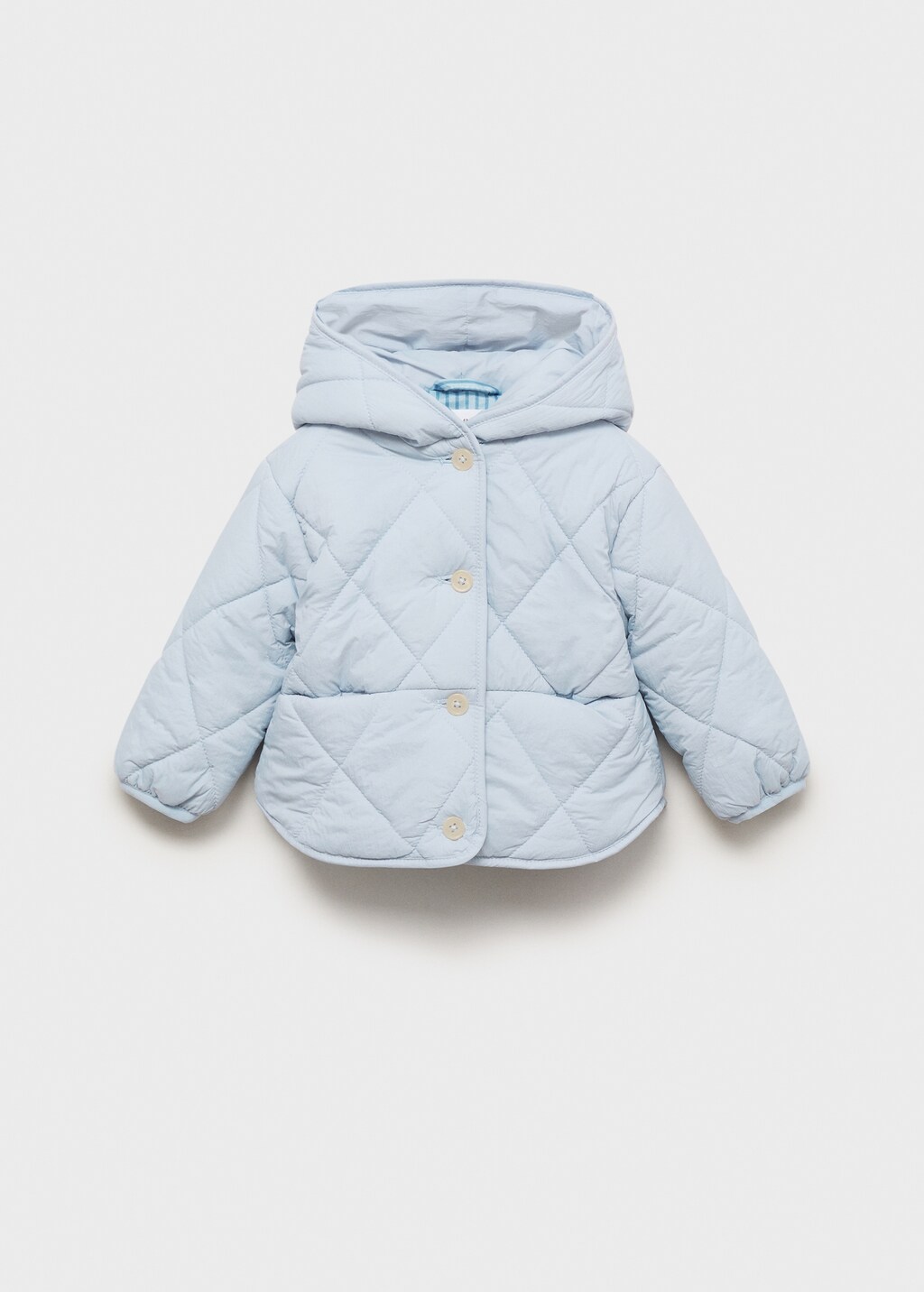 Hood quilted coat