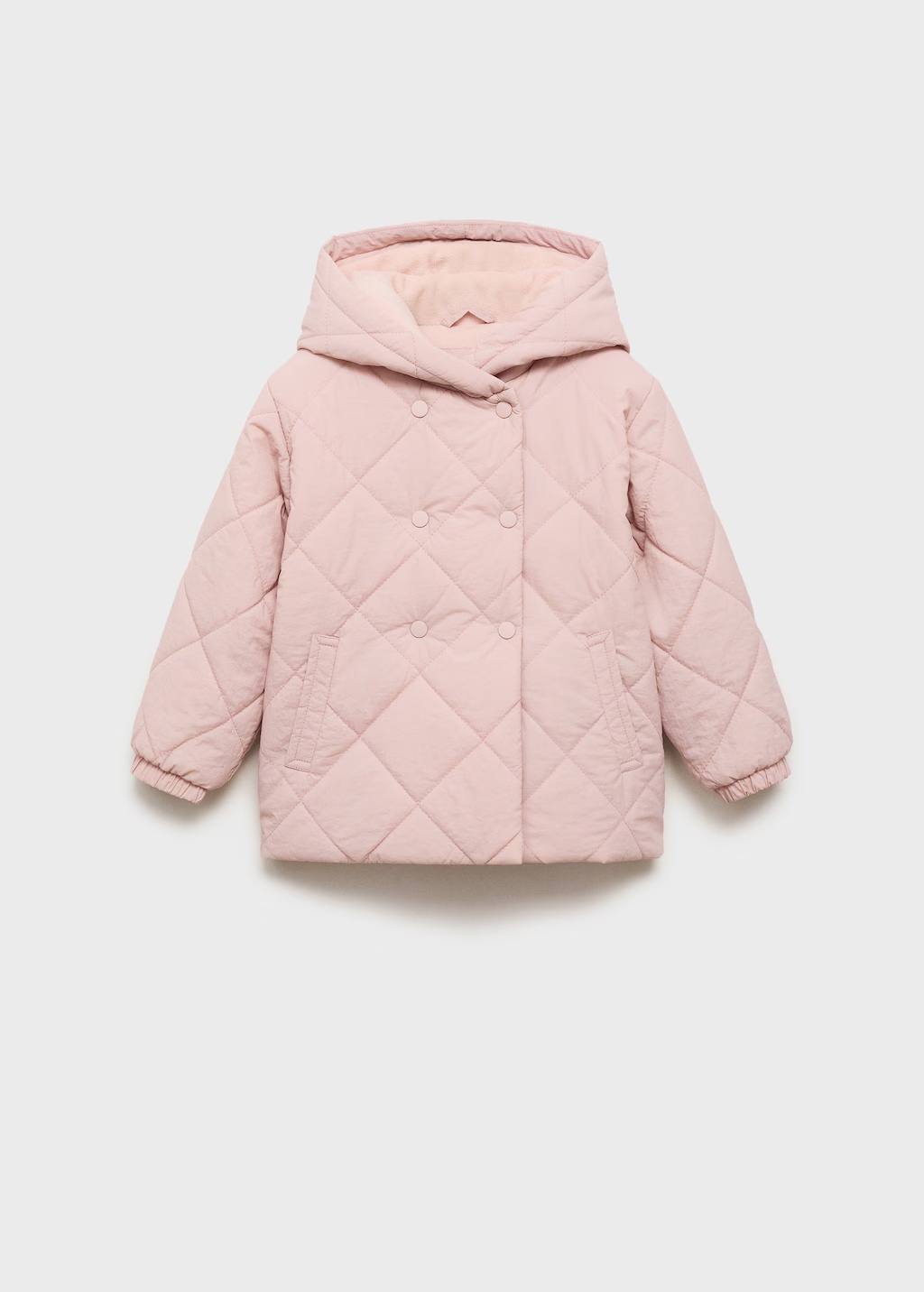 Hood quilted coat