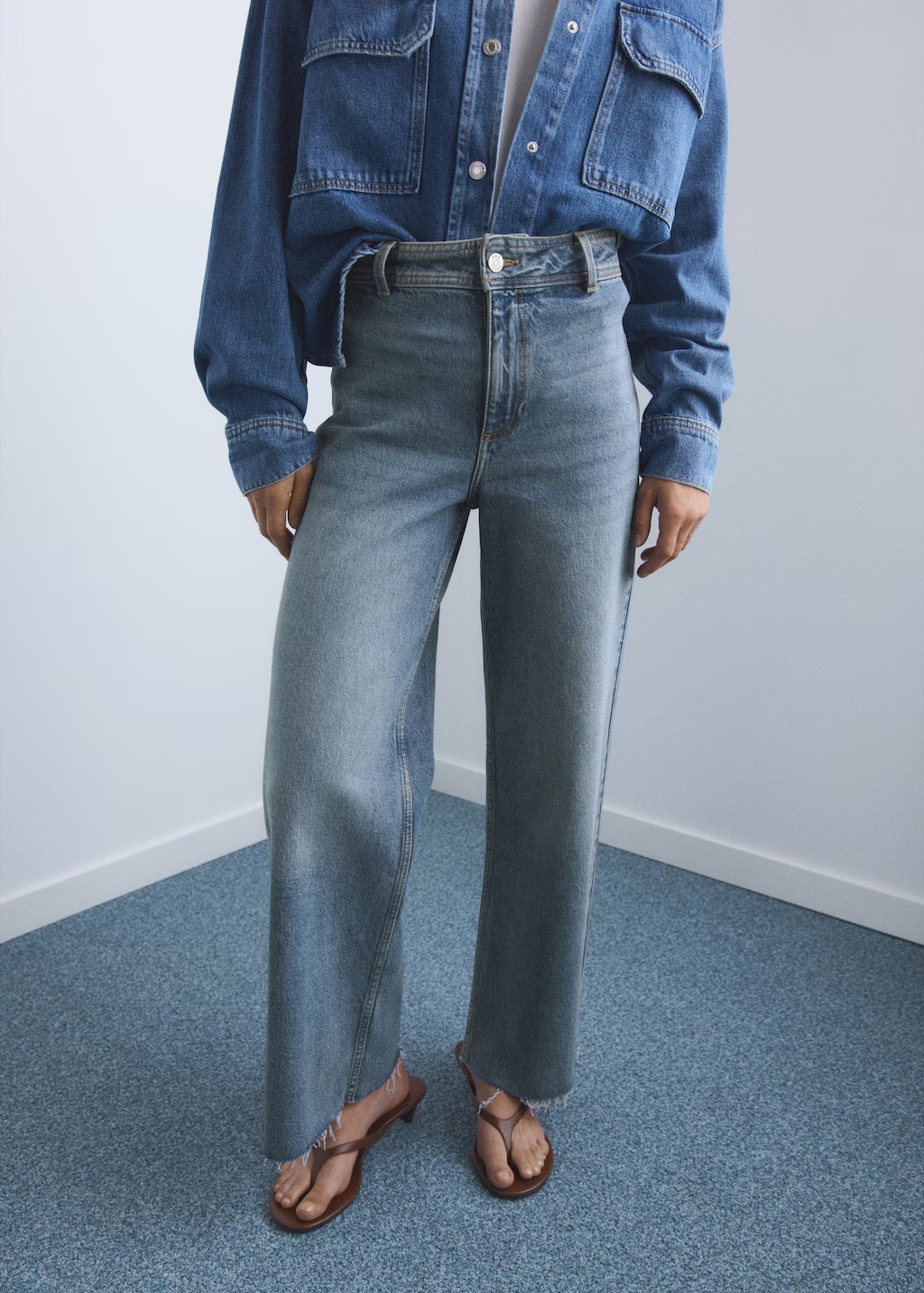 Catherin culotte high-rise jeans