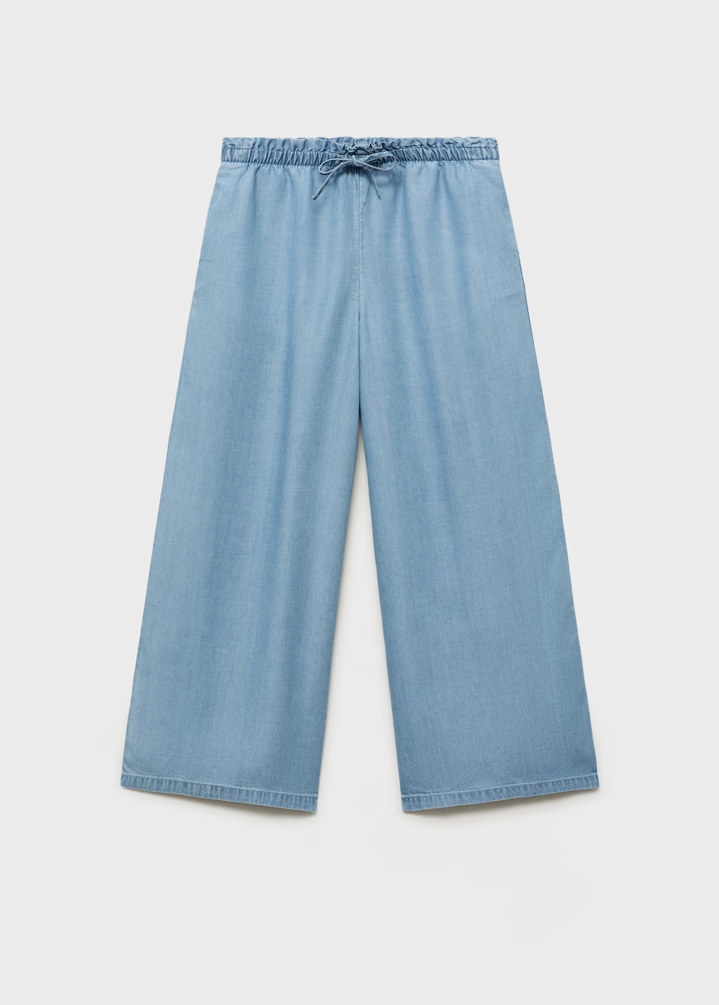 Flowy straight-fit pants with bow 5 Flowy straight-fit pants with bow