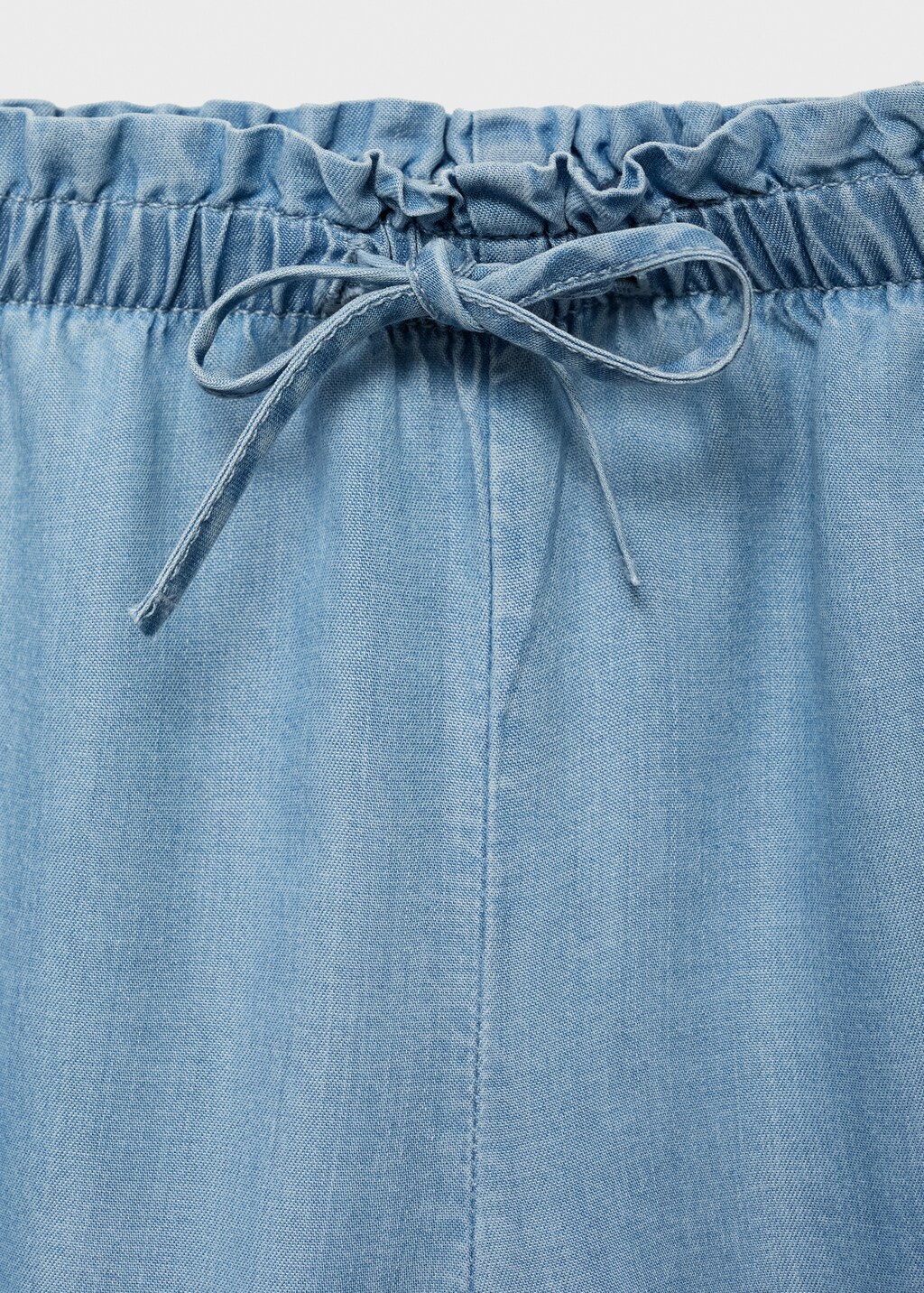 Flowy straight-fit pants with bow 6 Flowy straight-fit pants with bow