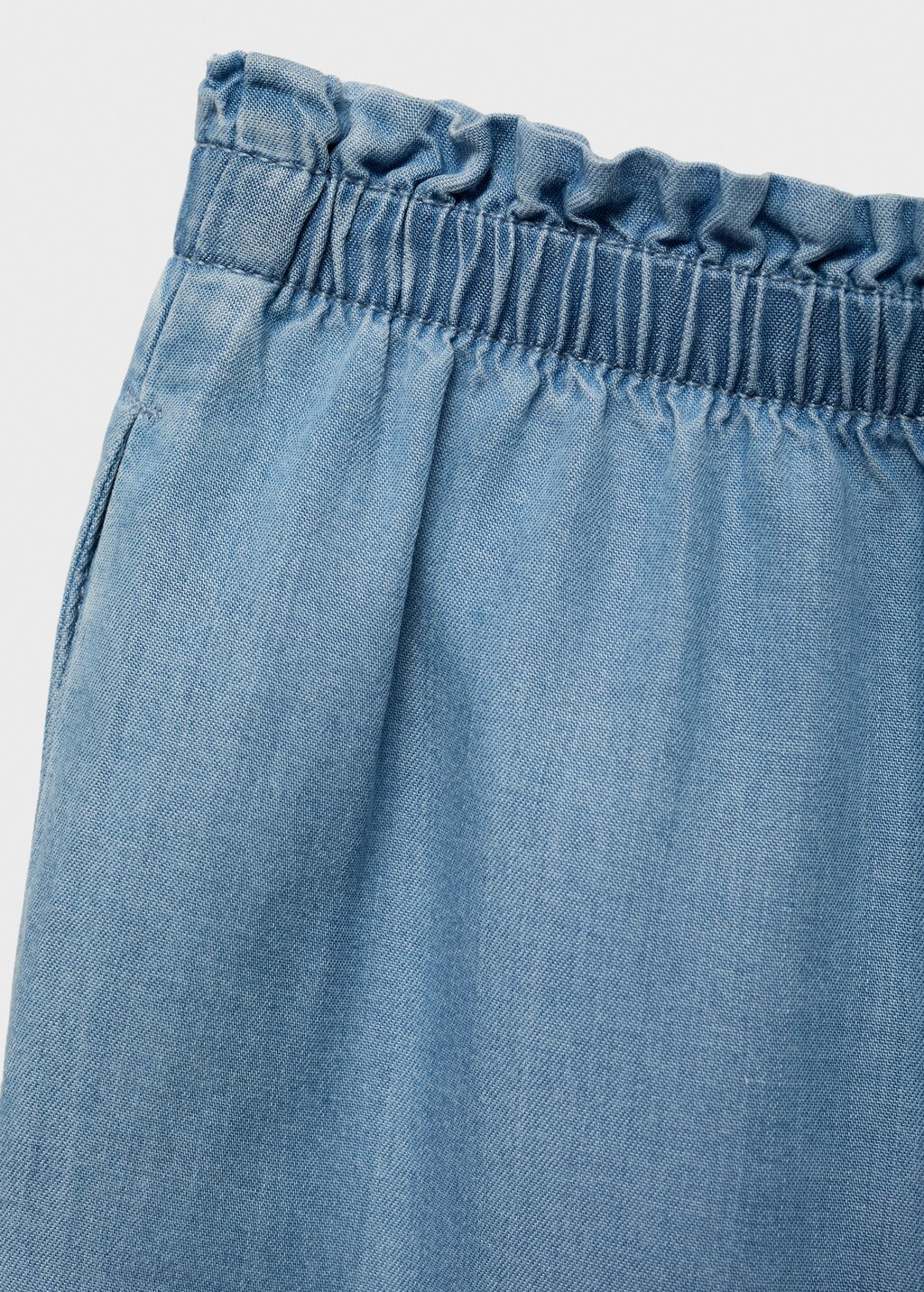 Flowy straight-fit pants with bow 8 Flowy straight-fit pants with bow