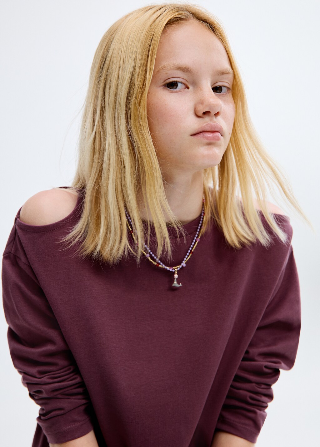 Cut-out t-shirt