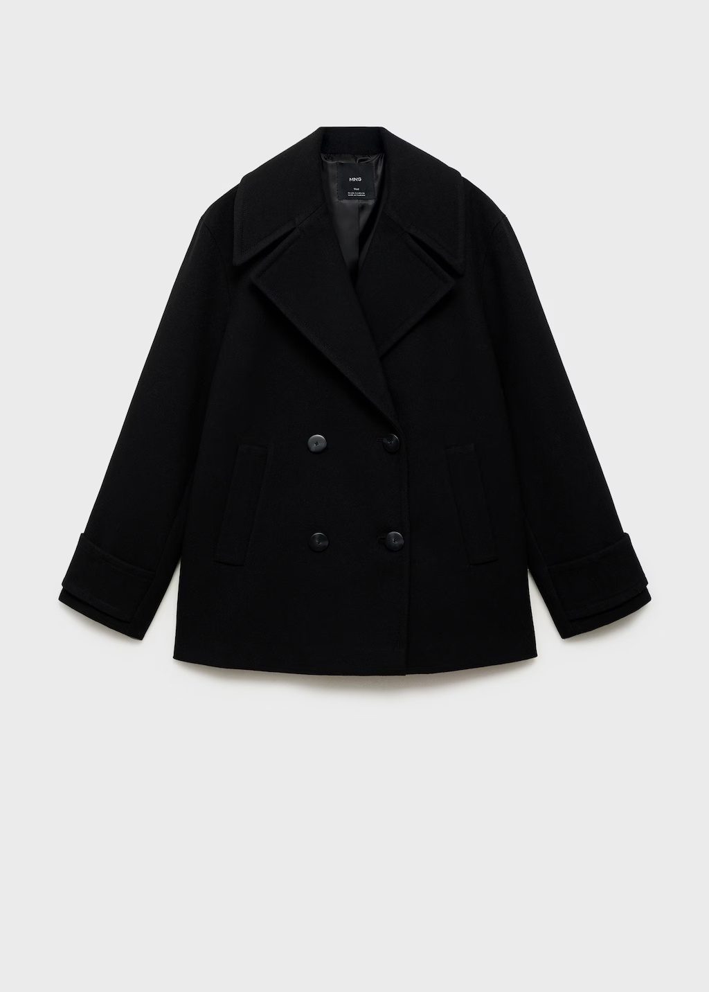 Double-breasted wool blend coat 3 Double-breasted wool blend coat