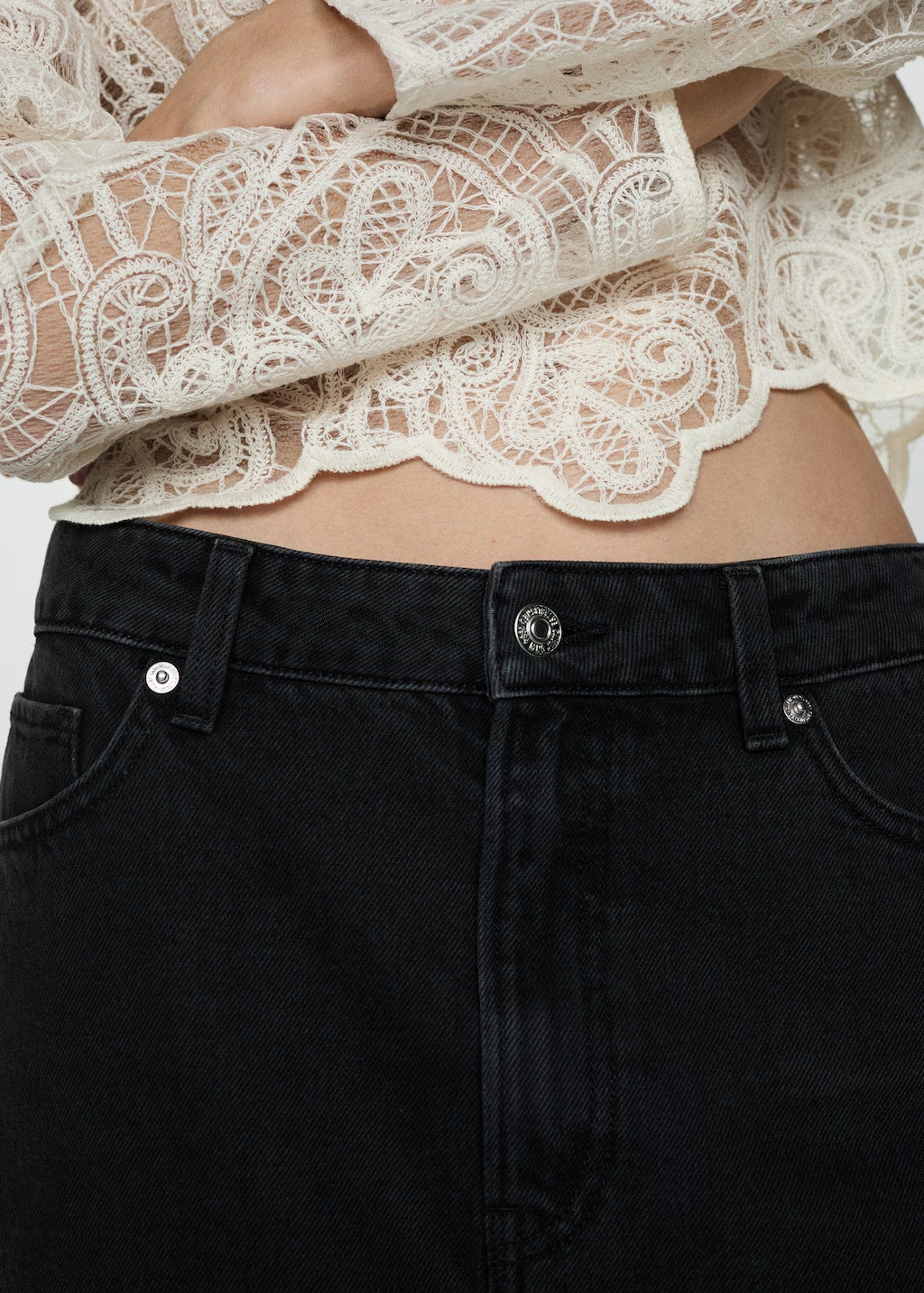 Denim midi-skirt 6 Denim midi-skirt