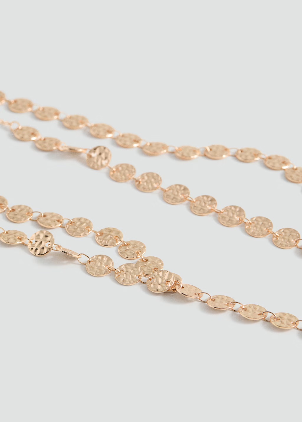 Coin charm necklace