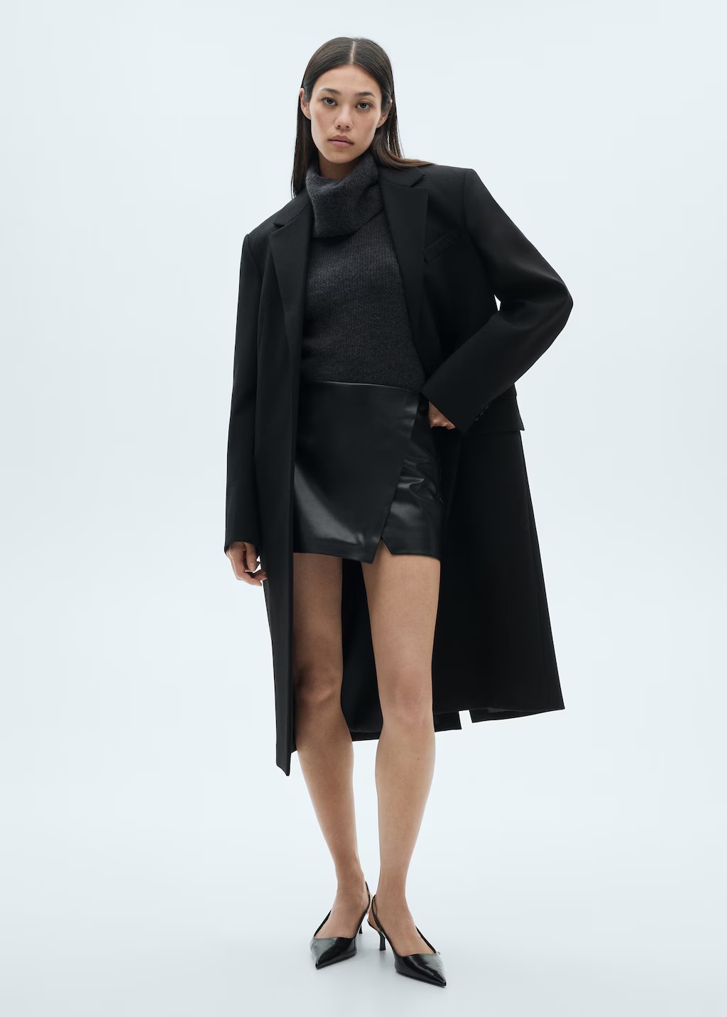 Leather-effect culottes 3 Leather-effect culottes