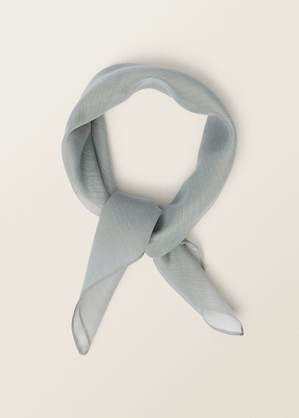 Plain chiffon scarf