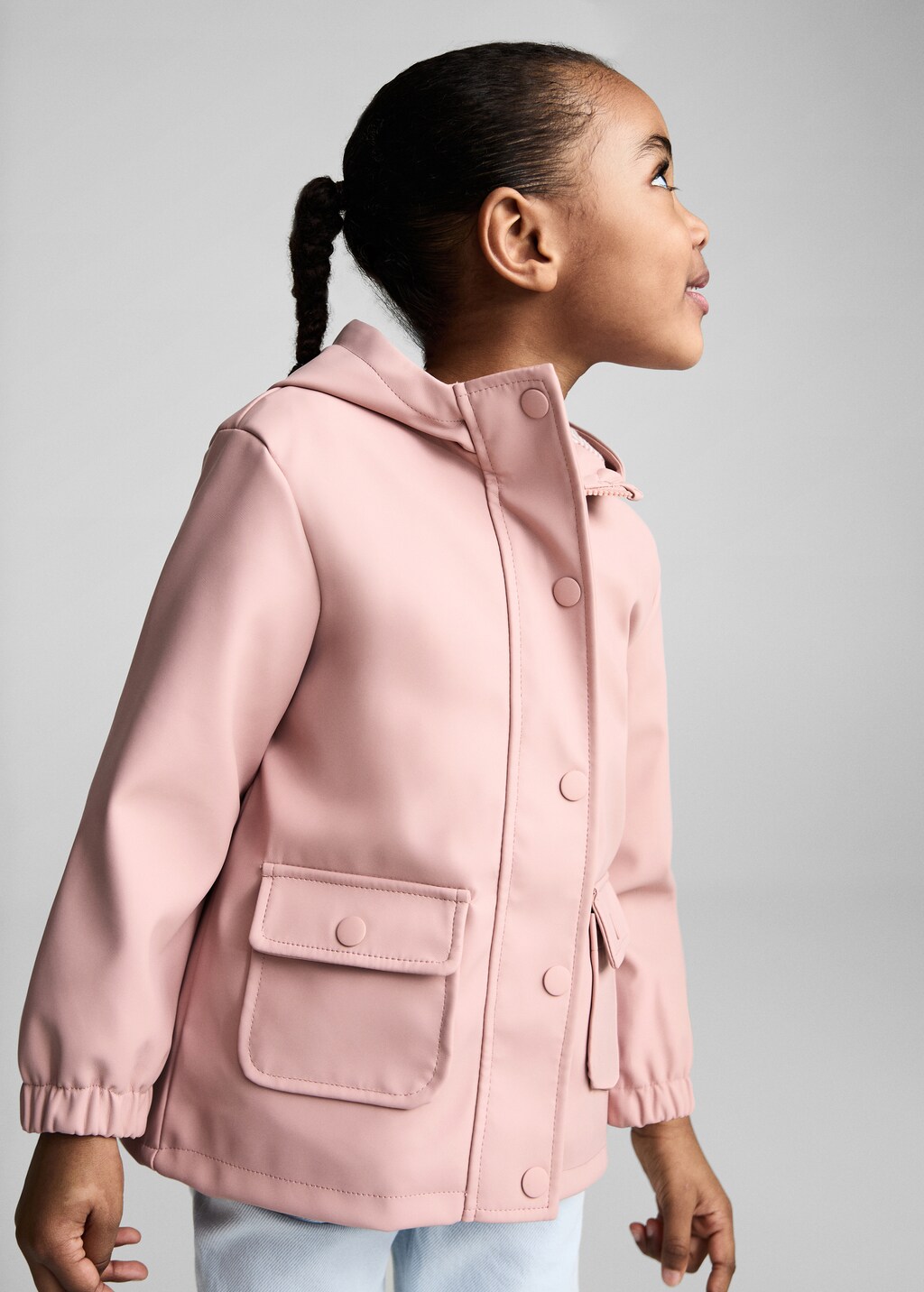 Quilted hooded parka