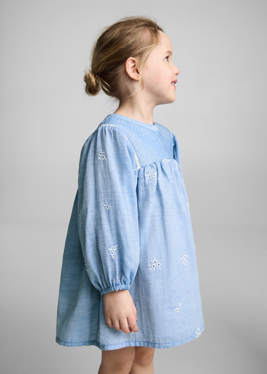 Embroidered cotton dress