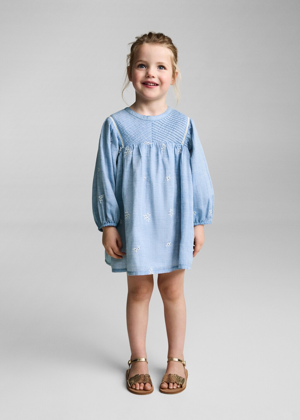 Embroidered cotton dress 3 Embroidered cotton dress
