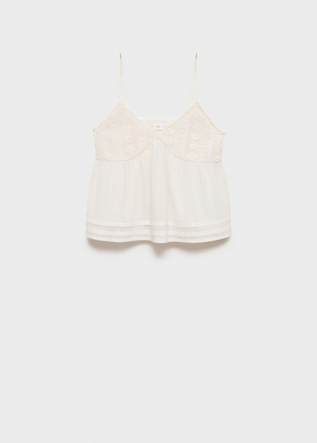 Crochet top with straps