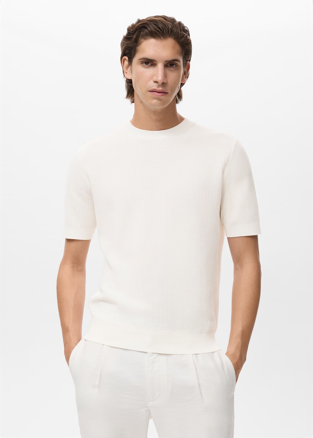 100% cotton knitted t-shirt