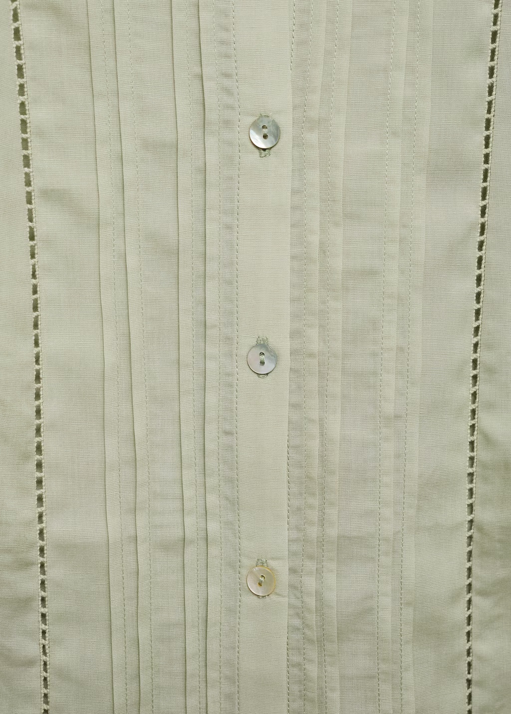 Lyocell blouse with openwork details 7 Lyocell blouse with openwork details