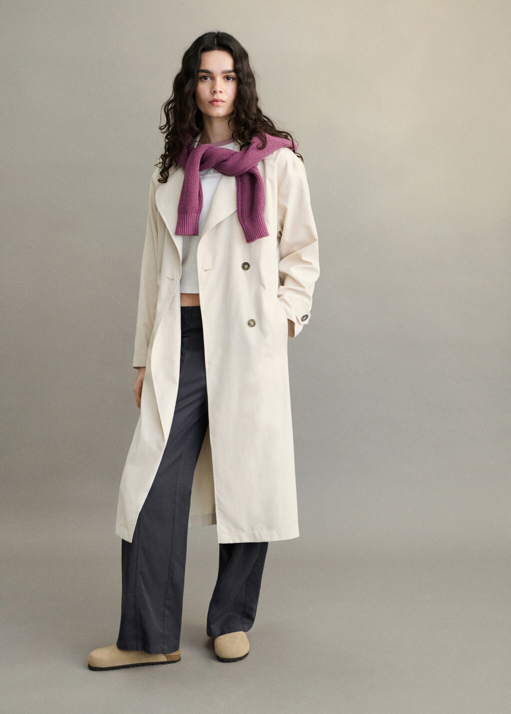Belt flowy trench 6 Belt flowy trench