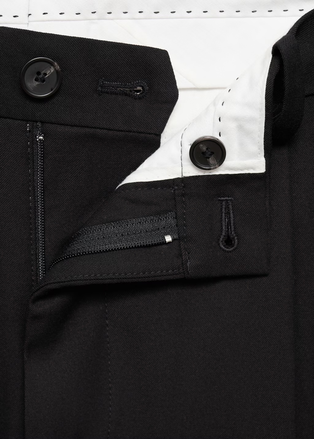 Regular-fit pleated pants